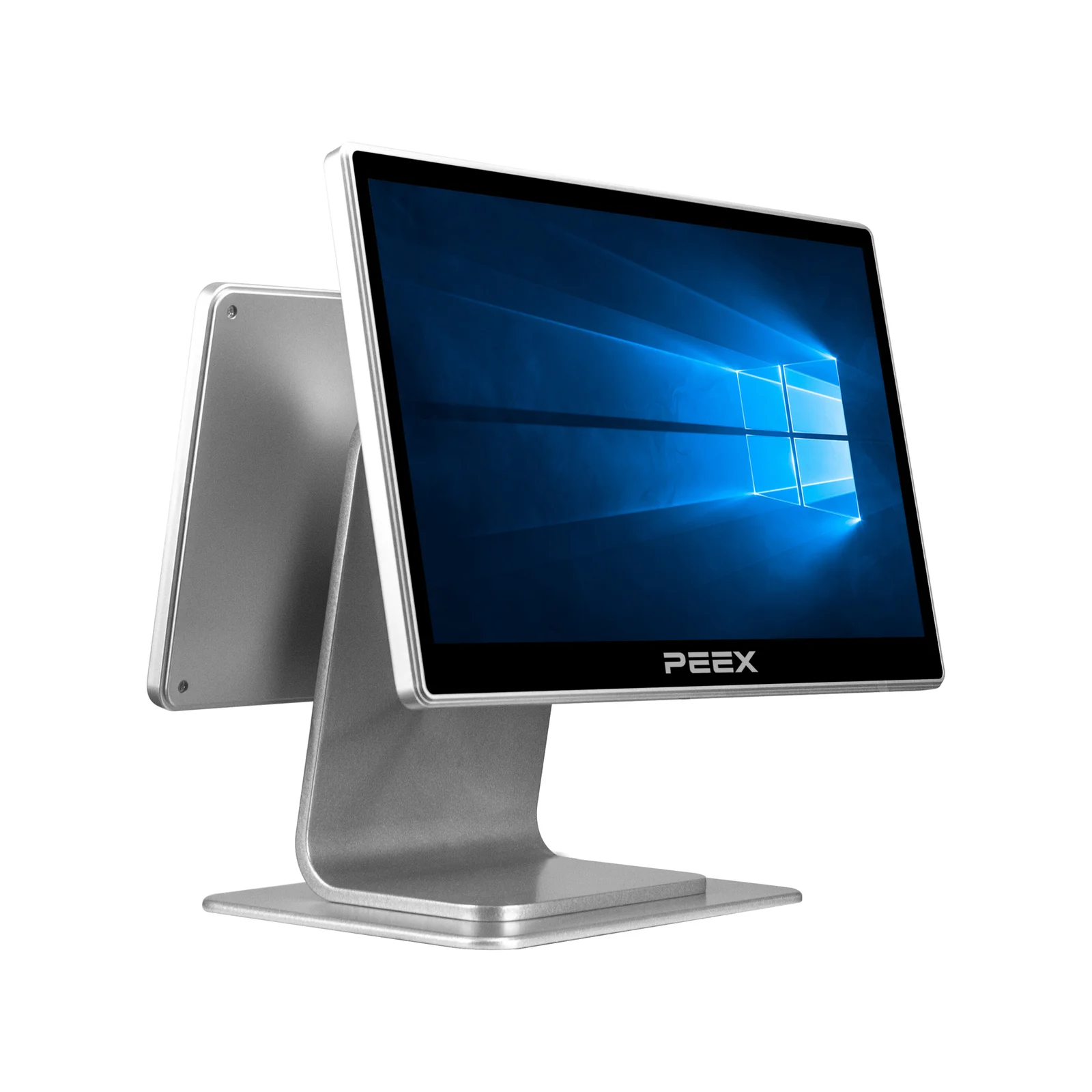 PEEX POS System RS627P Dual Screen Silver